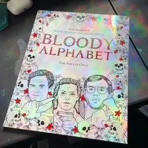 True crime Serial Killer Coloring Book Horror Art Scary Halloween Creepy Horror